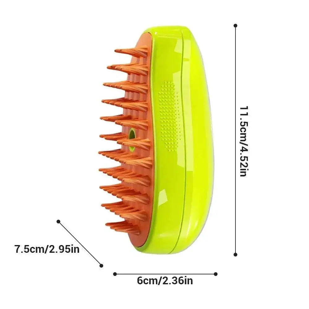 Cat Steamy Brush For Shed Free Grooming And Massage Tool