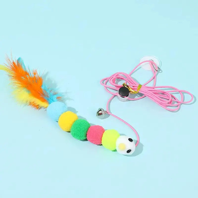 Cat Swing Teaser Rope Toy Interactive Elastic Cat Accessory