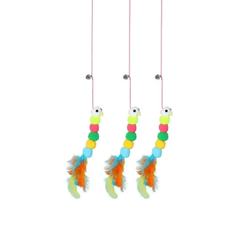Cat Swing Teaser Rope Toy Interactive Elastic Cat Accessory