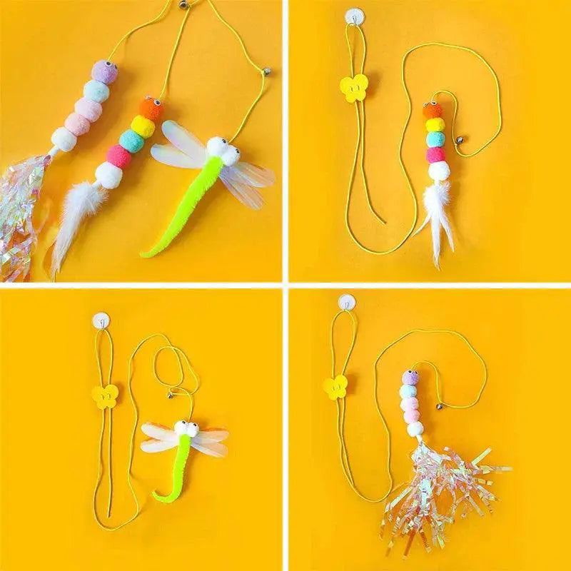 Cat Swing Toy Interactive Hanging Teaser Rope For Cats