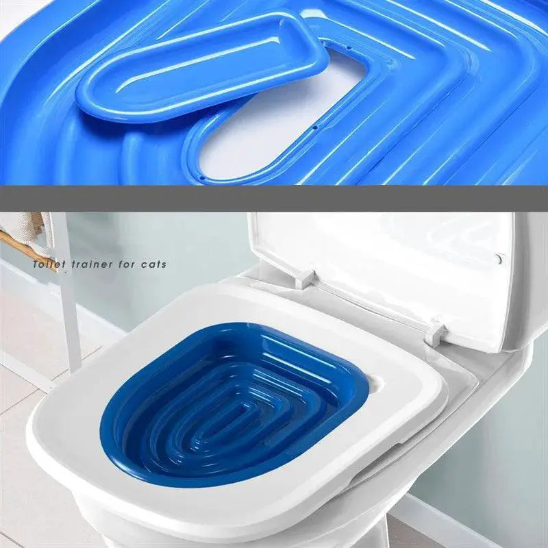 Cat Toilet Trainer Set Easy Install Training Kit for Cats