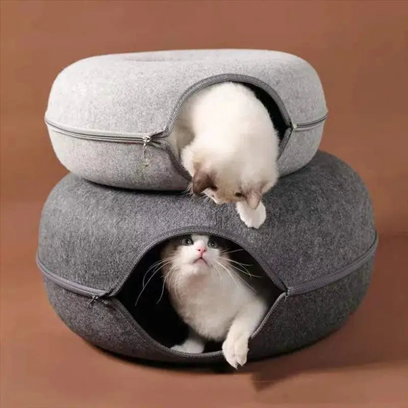 Cat Tunnel Bed And Interactive Toys Set For Happy Cats