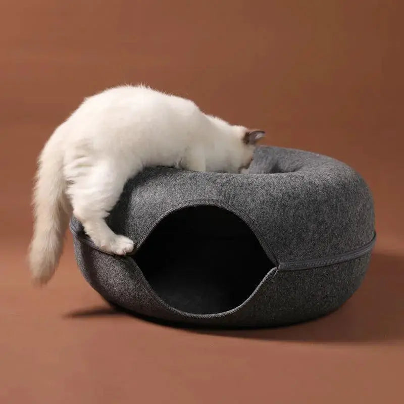 Cat Tunnel Bed And Interactive Toys Set For Happy Cats