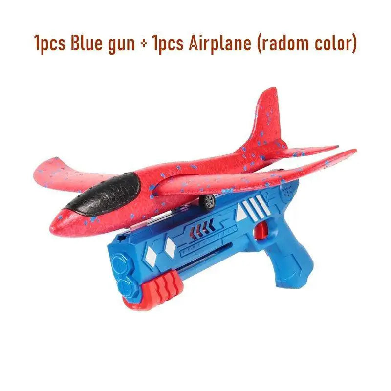 Catapult Plane Toy Gun For Outdoor Fun Ages 3 to 12