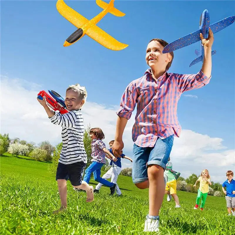Catapult Plane Toy Gun For Outdoor Fun Ages 3 to 12