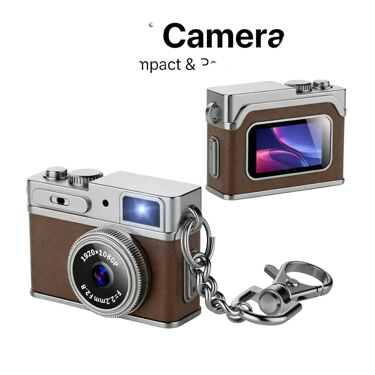 Capture Moments Mini Camera for Travel — product view 1