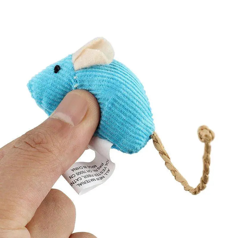 Catnip Plush Mouse Cat Toy Set 6 Pack For Feline Fun