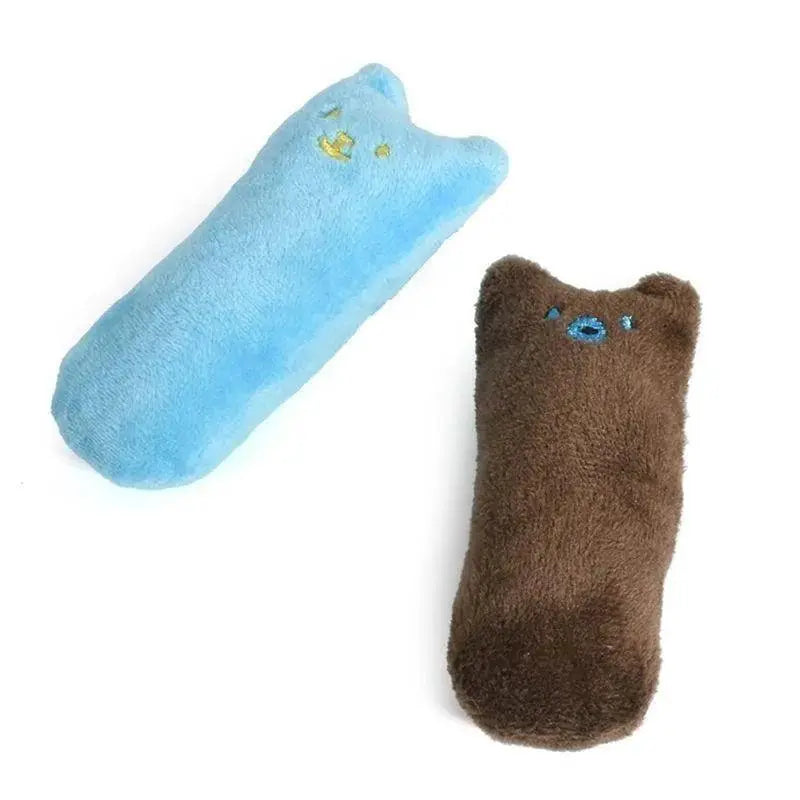 Catnip Thumb Plush Pillow Cat Chew Toy Bite Resistant Teaser