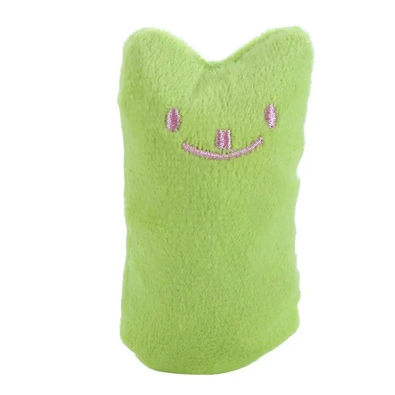 Catnip Thumb Plush Pillow Cat Chew Toy Bite Resistant Teaser