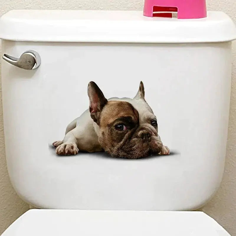 Cats And Dogs 3D Wall Sticker Set Eco Friendly Decor