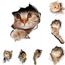 Cats and Dogs 3D Wall Sticker Set for Eco-Friendly Decor