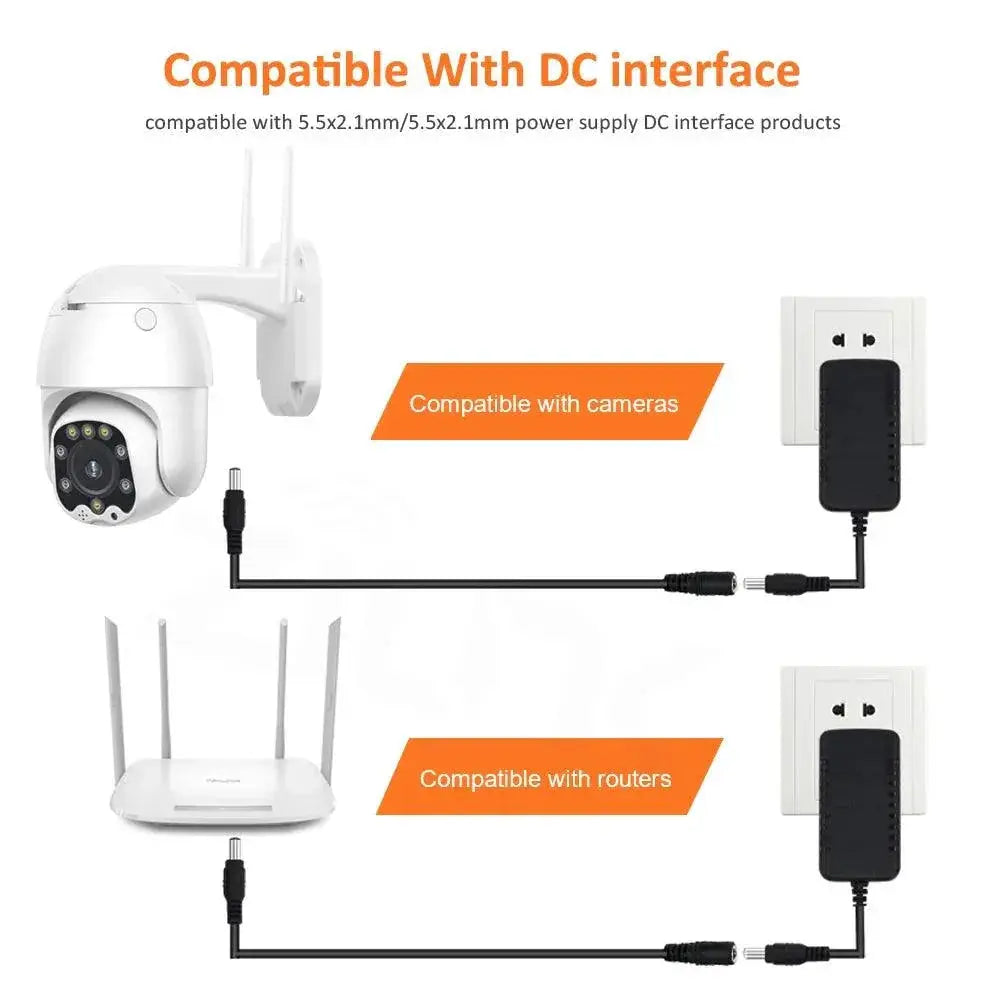 CCTV Camera Power Extension Cable Seamless Installation