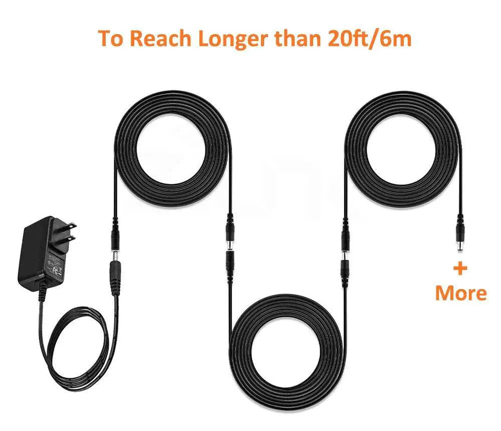 CCTV Camera Power Extension Cable Seamless Installation
