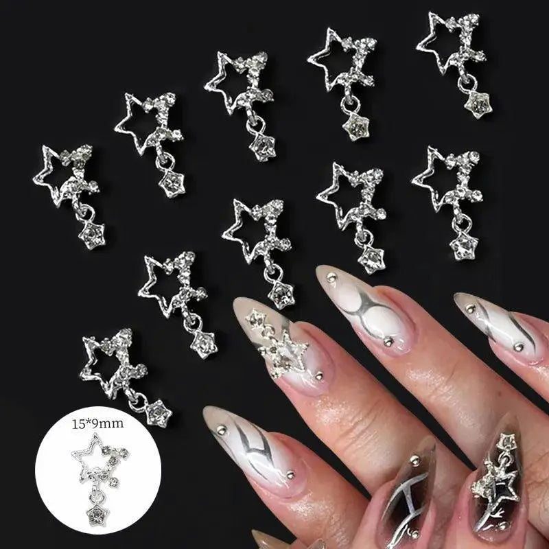 Celestial Beauty Saturn Glam Nail Art Set For Mystical Nails