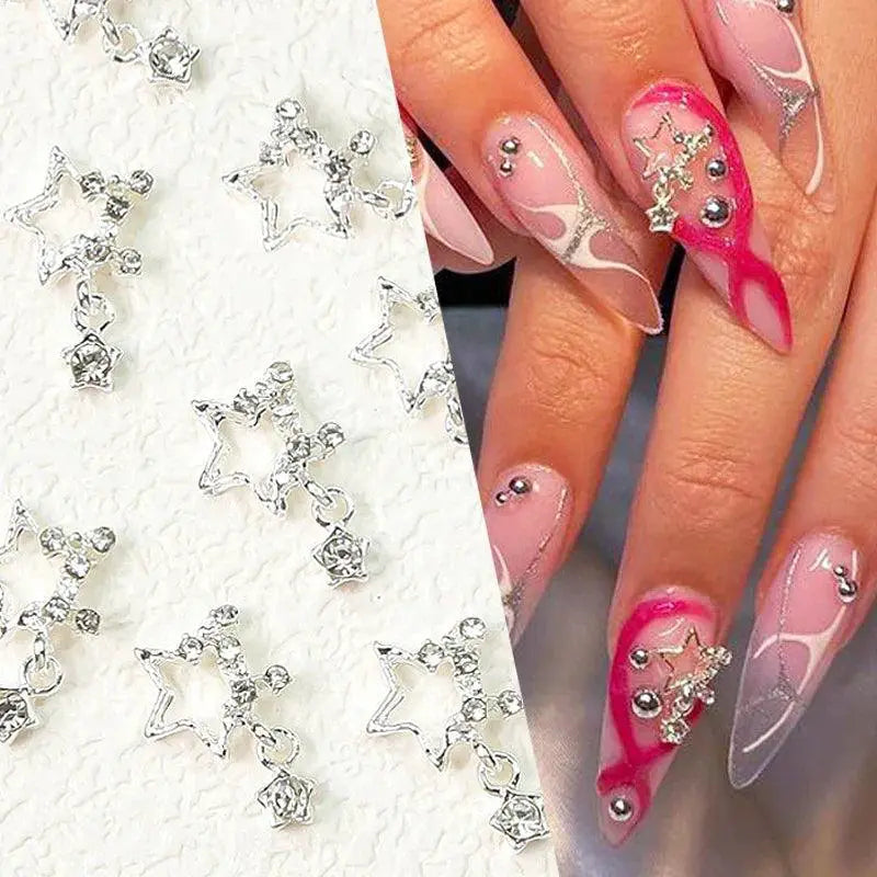Celestial Beauty Saturn Glam Nail Art Set For Mystical Nails