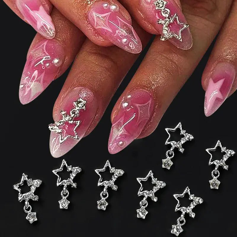 Celestial Beauty Saturn Glam Nail Art Set For Mystical Nails