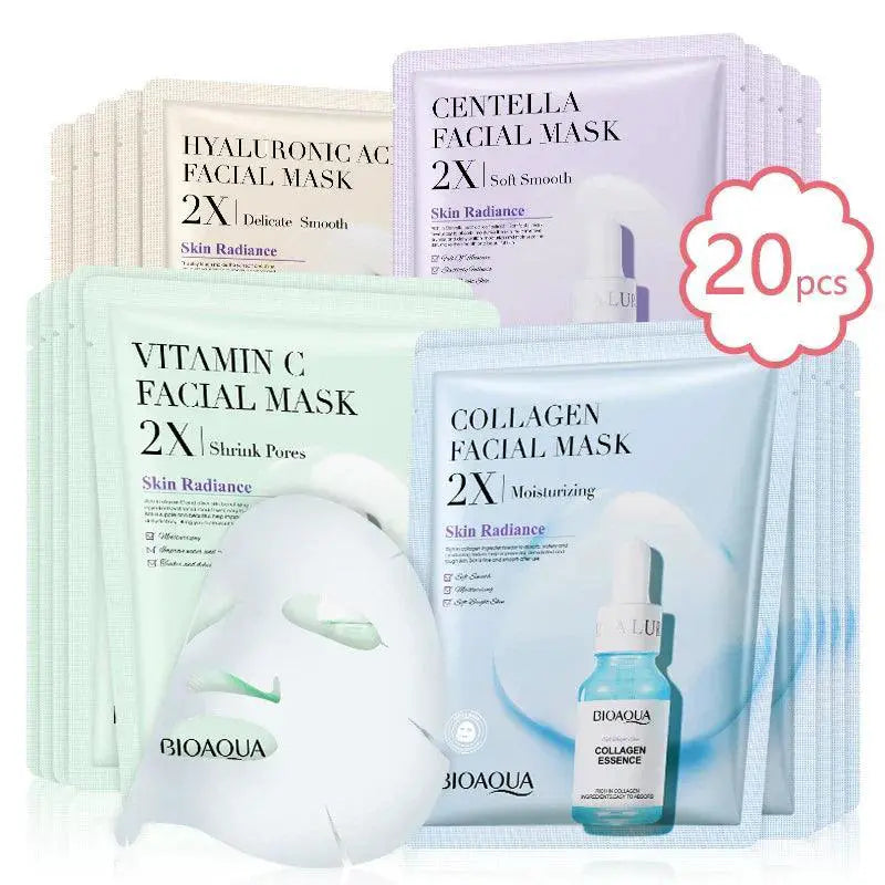 Centella Collagen Face Mask for Radiant Hydration Glow