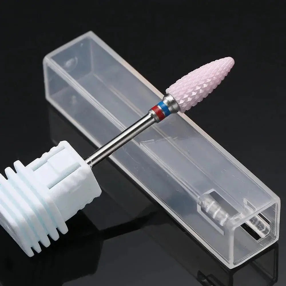 Ceramic Carbide Nail Art Drill Bit Set 64 Piece Kit