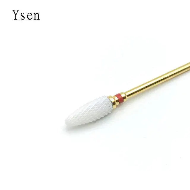 Ceramic Nail Art Drill Set For Precision Gel Removal Tool