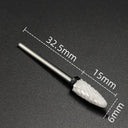Ceramic Nail Art Drill Set For Precision Gel Removal Tool