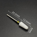 Ceramic Nail Art Drill Set For Precision Gel Removal Tool