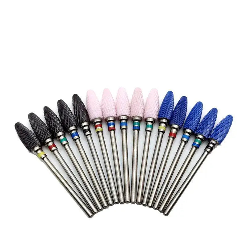 Ceramic Nail Art Drill Set For Precision Gel Removal Tool