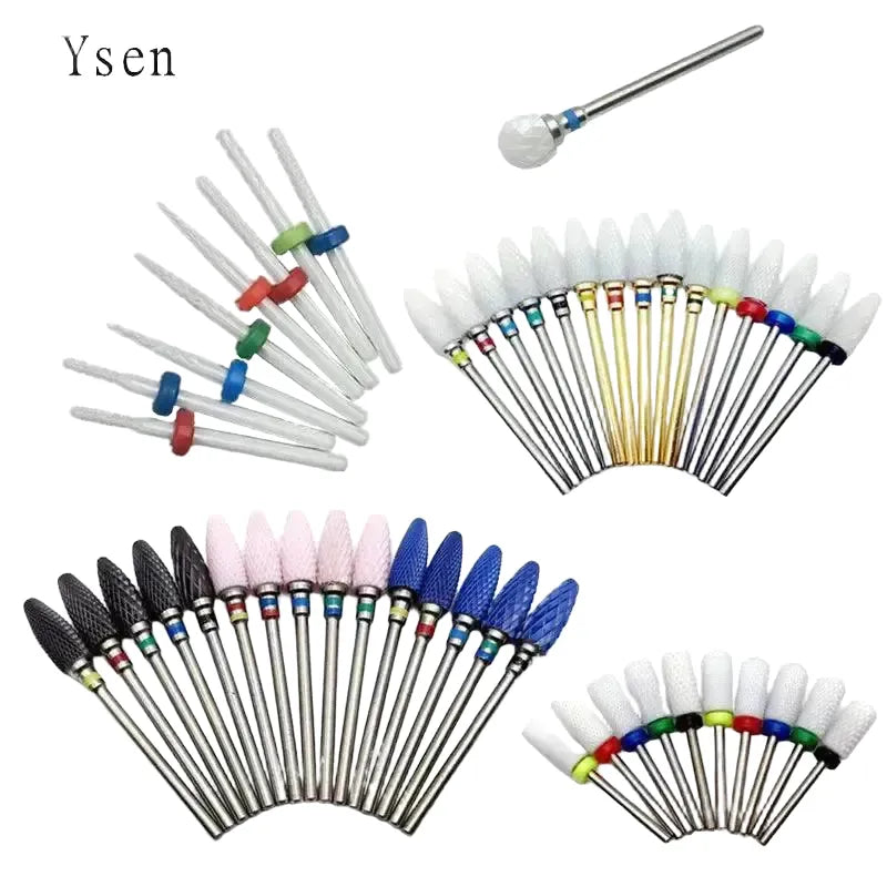 Ceramic Nail Art Drill Set For Precision Gel Removal Tool — product view 1