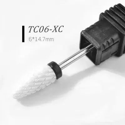 Ceramic Nail Drill Bits Set for Precision Manicure Care