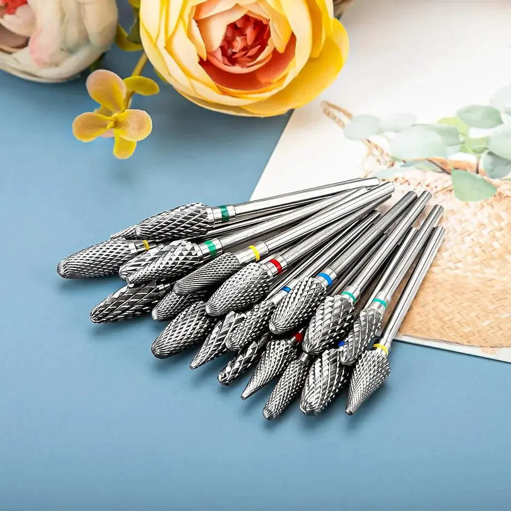Ceramic Tungsten Carbide Nail Drill Bit Set for Manicure