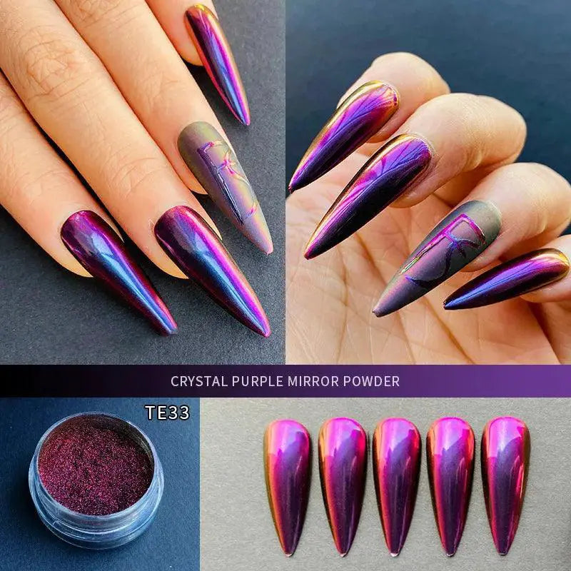 Chameleon Chrome Nail Pigment Mirror Powder Nail Art