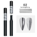 Champagne Gold Mirror Nail Art Powder for Stunning Nails