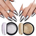 Gold Mirror Nail Powder for Brides Glow