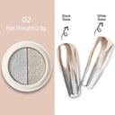 Champagne Gold Mirror Nail Art Powder for Stunning Nails