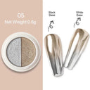 Champagne Gold Mirror Nail Art Powder for Stunning Nails