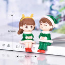 Charming Christmas Couple Ornaments Festive Tree Decor 2023