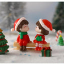 Charming Christmas Couple Ornaments Festive Tree Decor 2023