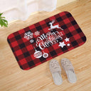 Charming Elk Christmas Doormat for Holiday Cheer Gift