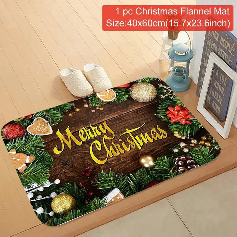 Charming Elk Christmas Doormat For Holiday Cheer Gift