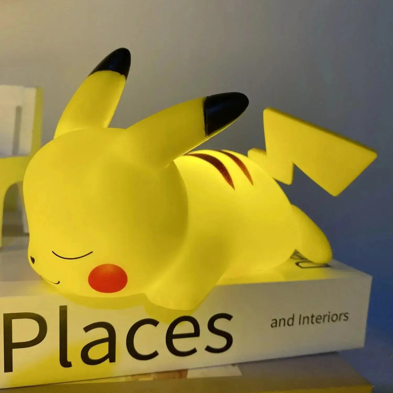 Pikachu LED Night Lamp For Kids Rooms Soft Glow USB Powered