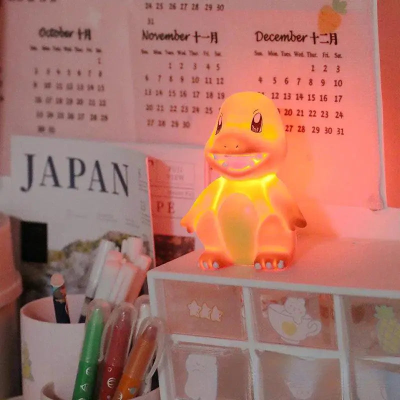 Pikachu LED Night Lamp For Kids Rooms Soft Glow USB Powered