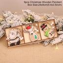 Charming Rustic Wooden Christmas Ornament - Holiday Decor Gift