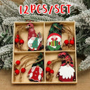 Charming Rustic Wooden Christmas Ornament - Holiday Decor Gift