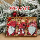 Charming Rustic Wooden Christmas Ornament - Holiday Decor Gift