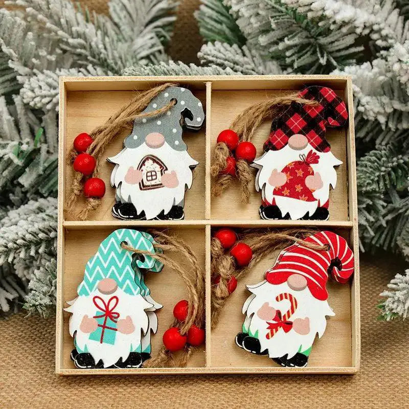 Charming Rustic Wooden Christmas Ornament For Holiday Decor