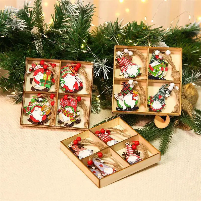 Charming Rustic Wooden Christmas Ornament For Holiday Decor