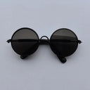 Charming Vintage Round Sunglasses for Small Pets Eye Wear