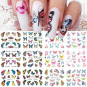 Charming Winter Nail Art Stickers with Greenery Birds Cocoa