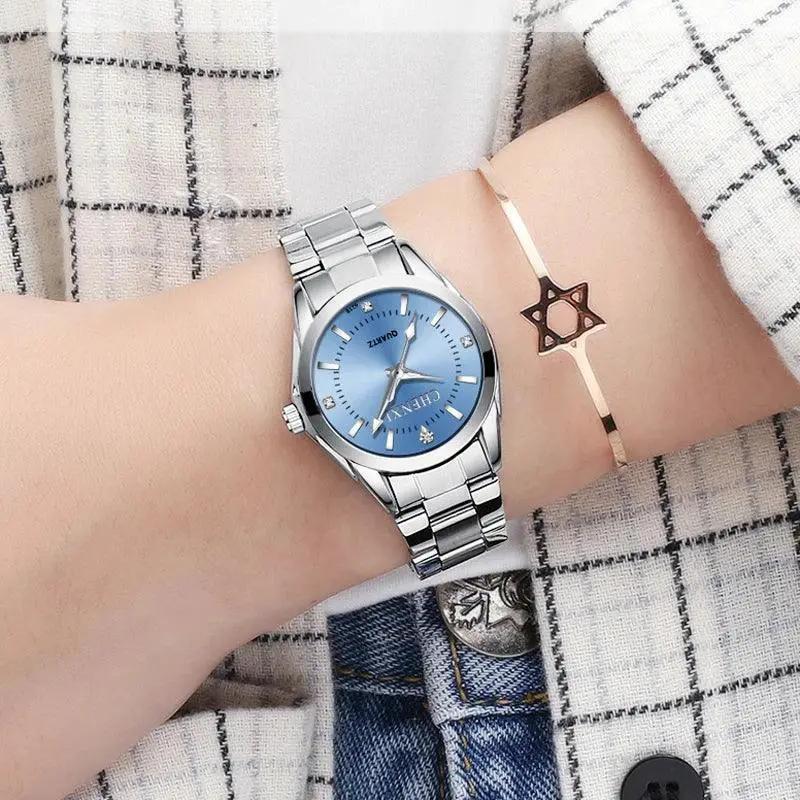 Chenxi Rhinestone Waterproof Watch Elegant Fashion Timepiece