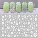 Cherry Blossom 3D Nail Decals Set Luxurious Nail Stickers
