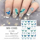 Cherry Blossom 3D Nail Decals Set Luxurious Nail Stickers